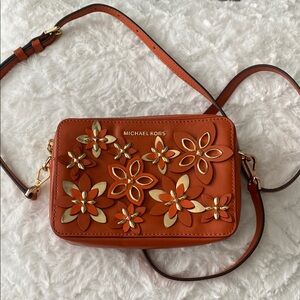 Michael Kors Floral Embellished Crossbody Bag